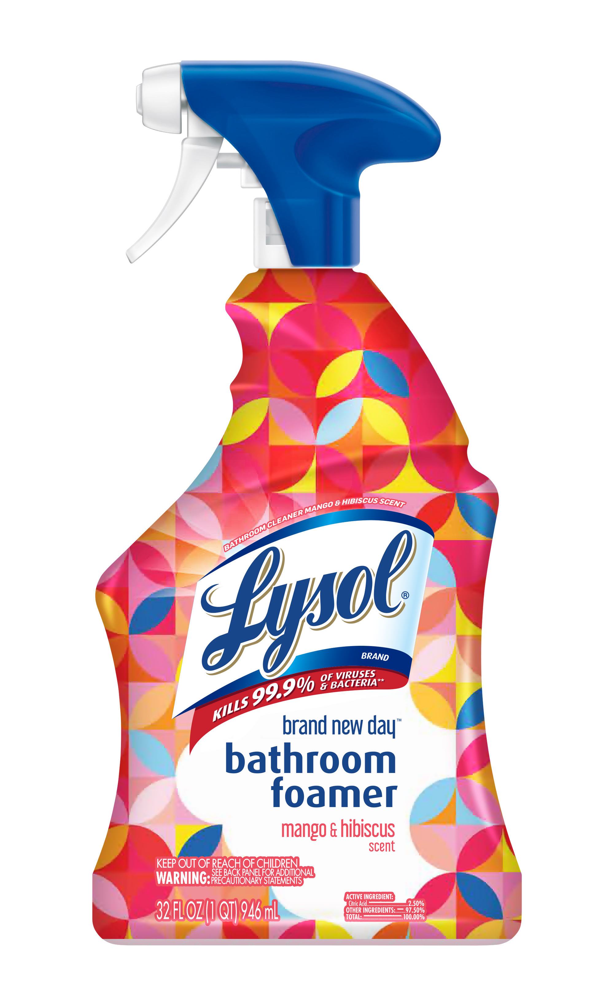 Lysol Bathroom Foamer Cleaner Mango&Hibiscus 32oz