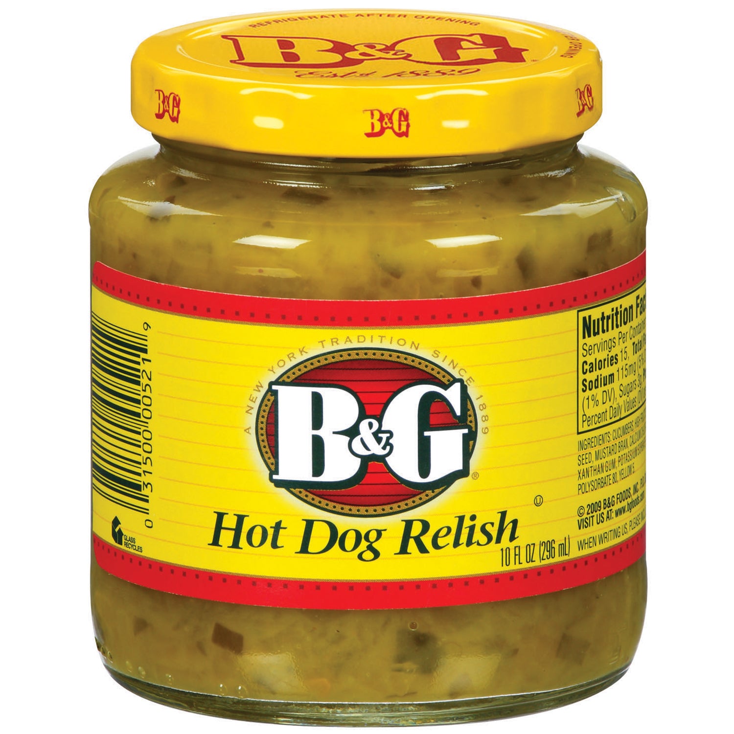 B&G Hot Dog Relish - 10 oz