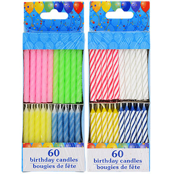 Birthday Candles - 60/pk