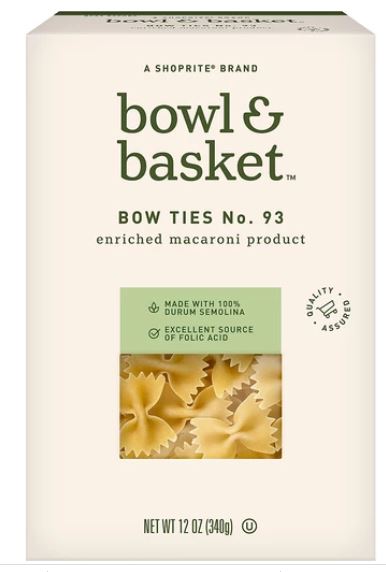 SR Bowl & Basket Bow Tie Pasta 12oz