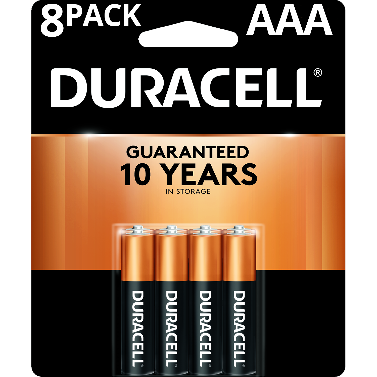 Duracell/Energizer  AAA 8 pk batteries