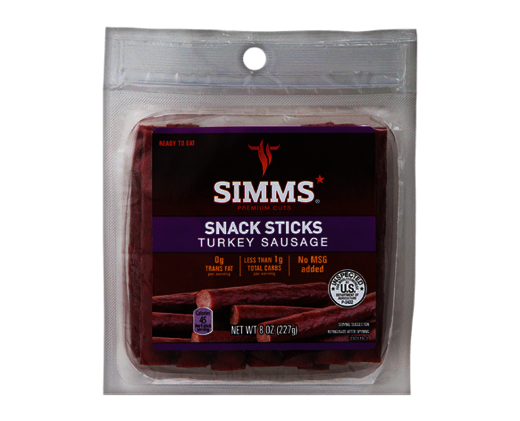 Simms Snack Sticks Turkey 8 oz