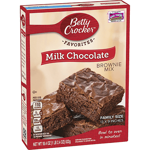 Brownie Mix, Milk Chocolate 18.4 oz