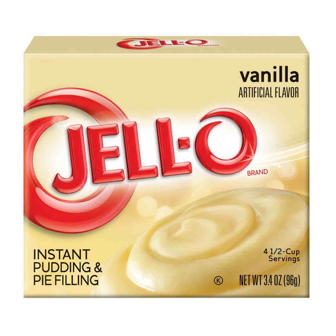 Jello Instant Vanilla Pudding 3.4 oz