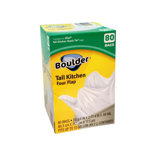 Boulder Tall Kitchen Four Flap 80 ct