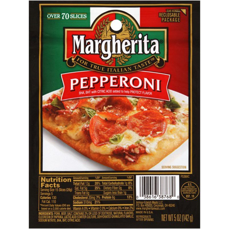 Margherita Pepperoni 5 oz.