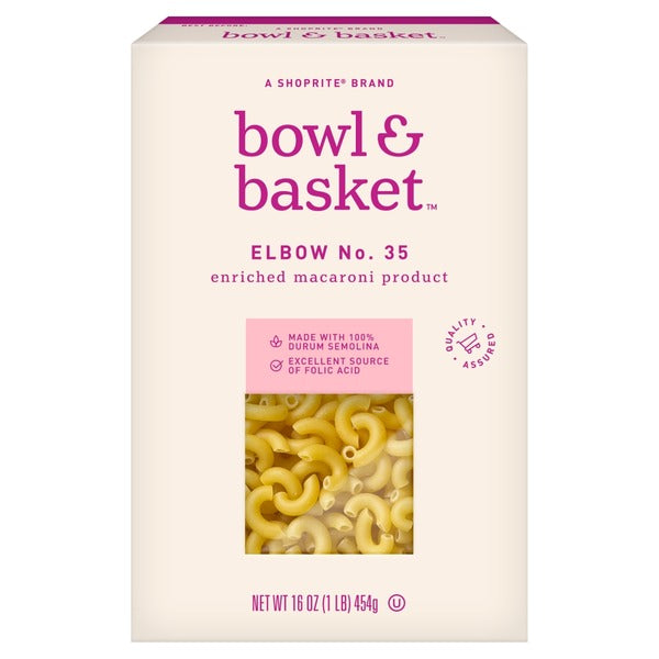 SR Bowl&Basket Elbow Macaroni Pasta 16oz