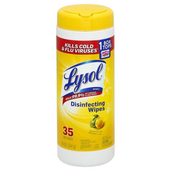 Lysol Disinfecting Wipes - 35 ct Lemon & Lime Blossom