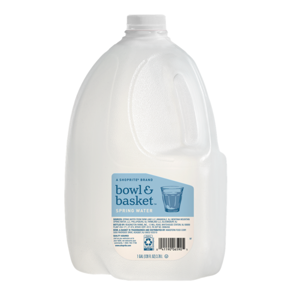 Bowl & Basket Distilled Water 1 gal