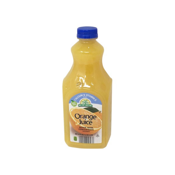 Natures Nectar Orange Juice Pulp Free NFC 52 oz.