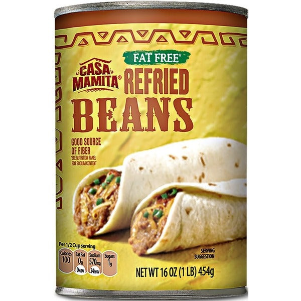 Refried Beans 16 oz - All Brands