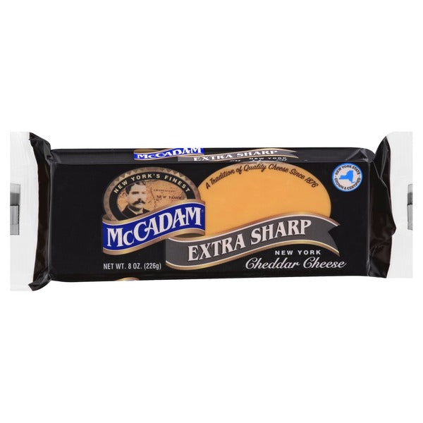 McCadam Extra Sharp Cheddar Cheese 8 oz