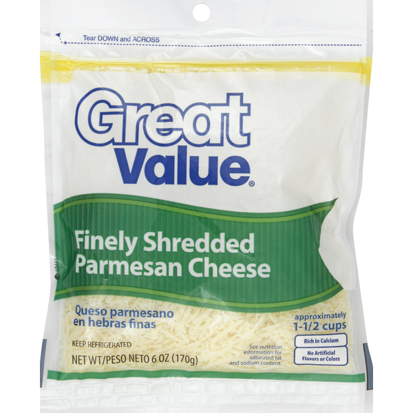 GV Finely Shredded Parmesan Cheese 6 oz