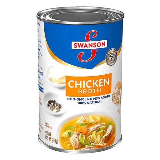 Chicken Broth 14.5 oz Name Brands