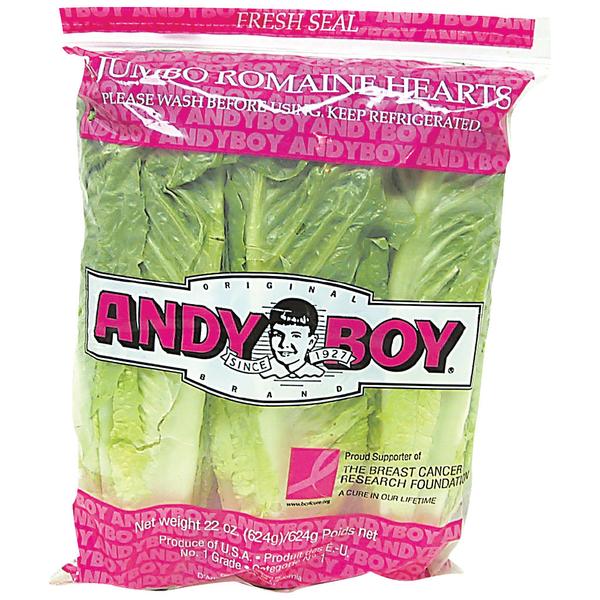 Andy Boy Romaine Lettuce Hearts - 3 pk