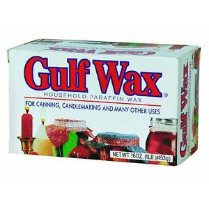 Gulf Wax Paraffin Wax 16 oz