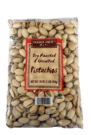 TJ Dry Roasted & Salted Pistachios 16 oz