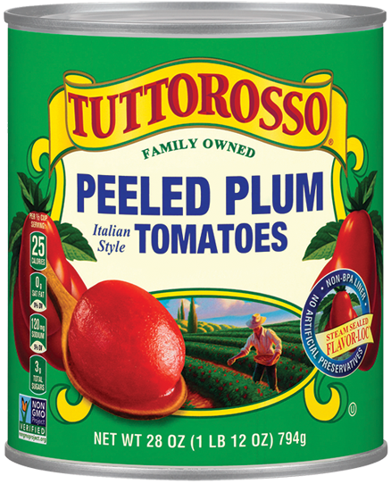 Tuttorosso Peeled Plum Tomatoes 28oz