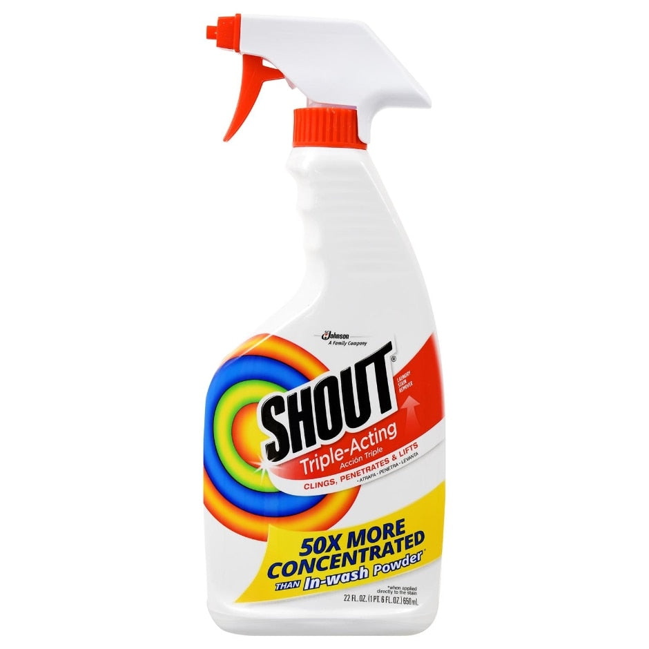 Shout Triple Acting Spray 22 oz