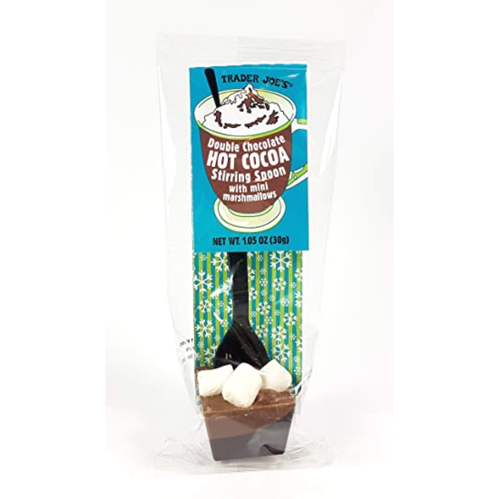 TJ Double Chocolate Hot Cocoa Stirring Spoon 1.05 oz