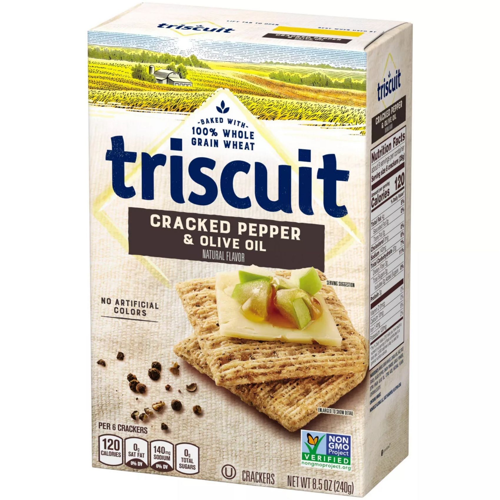 Triscuit Cracker Pepper & Olive Oil 8.5 oz