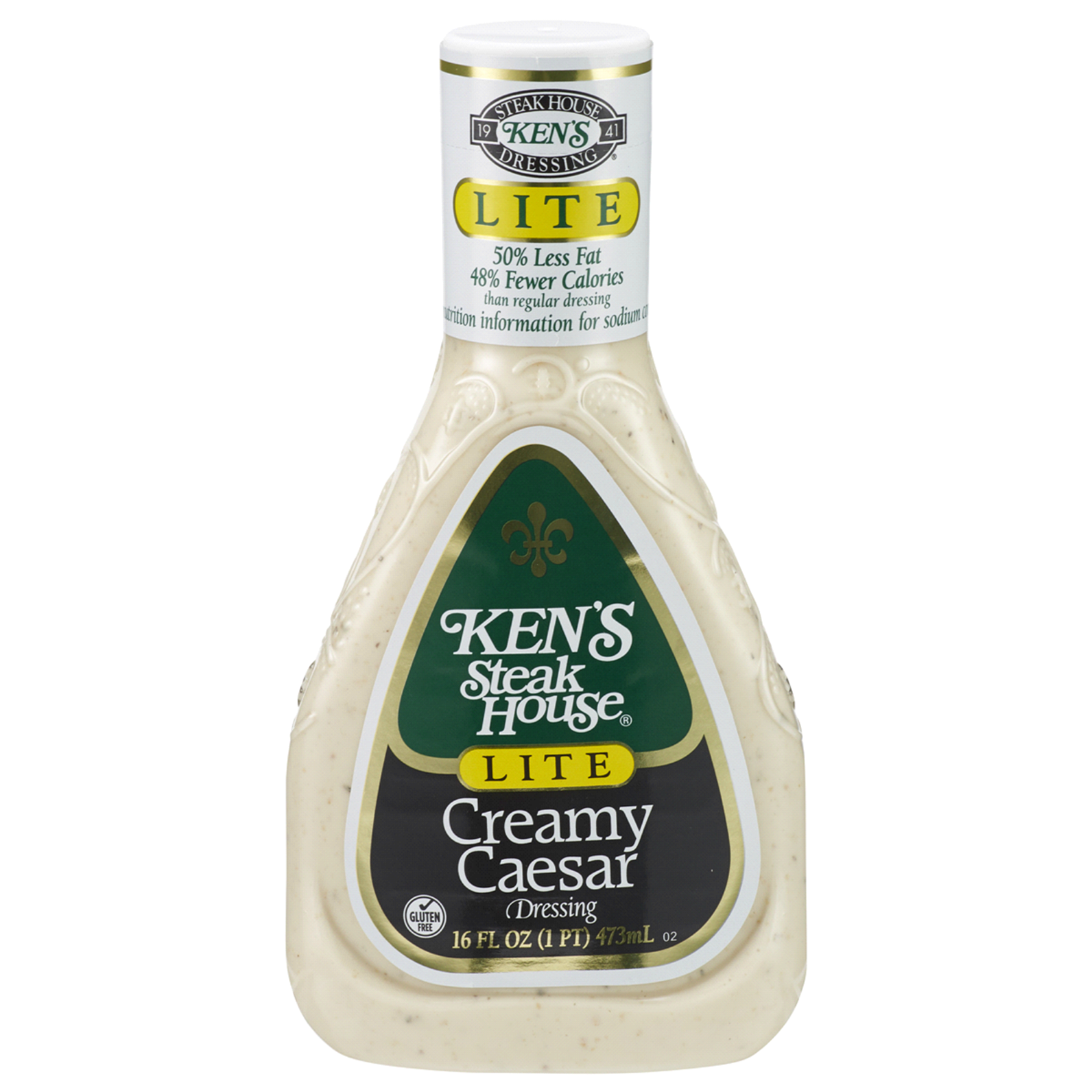 Ken's lite creamy caesar dressing 16 oz